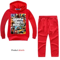 dlf 2 12 new year game cartoon pattern gta 5 boys girls childrens clothing set fnaf clothes tracksuit hoodies costume sportsuit