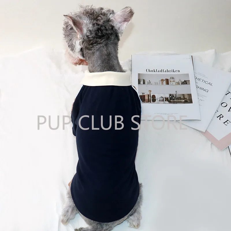 

Летняя футболка-поло для маленьких собак, Новое поступление, дышащая крутая футболка-жилет для собак, шнаузер, Французская модель PDC0258