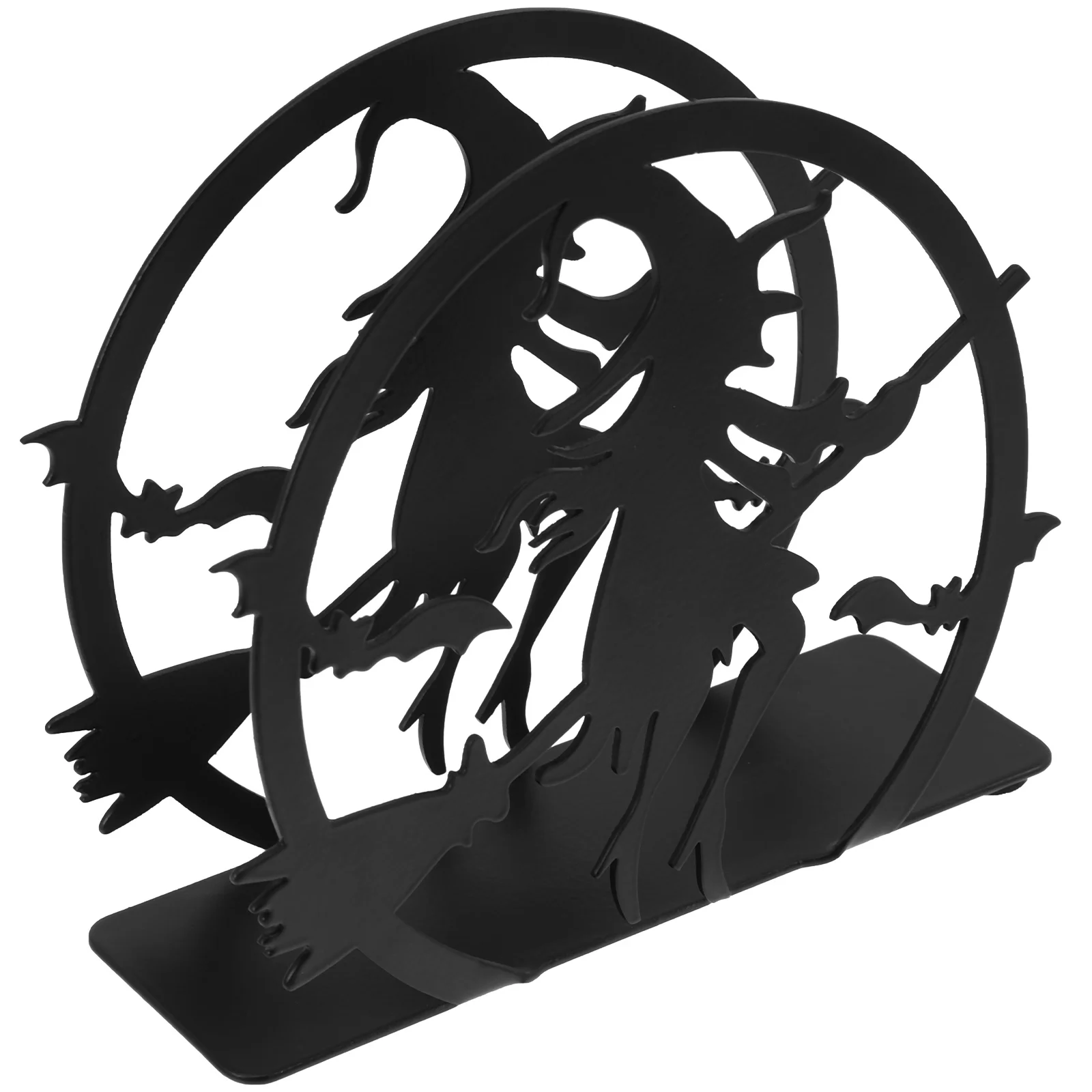 

Black Napkin Holder Kitchen Witch Rustic Wedding Decorations Tabletop Tissue Paper Stand