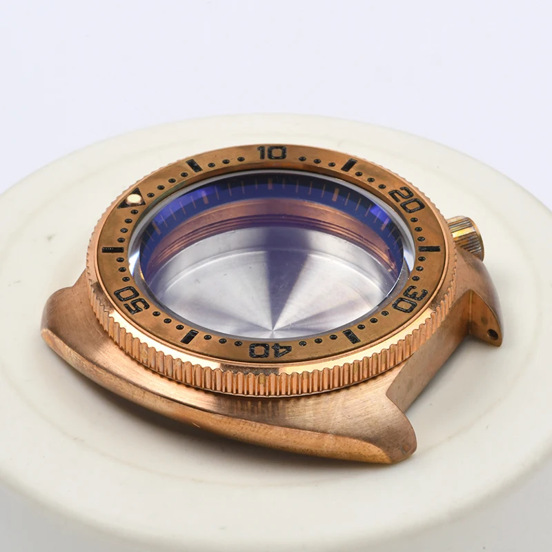 6105 Бронзовый корпус часов Abalone C3, светящееся сапфировое стекло, корпус часов для дайвинга, подходит для Seiko для NH35NH36, модные часы с автоматическим механизмом (art.: 3920d08459117) - 3920d08459117