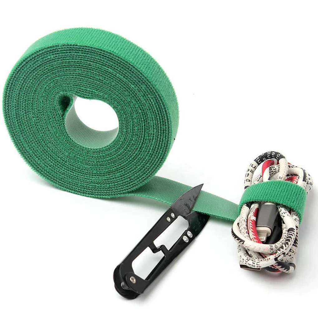 

Nylon Plant Climbing Vines Stick Tie Tree Wide Tape Roll Poles Grips Support Flower Wrap 125cm Garden Universal Gardeners