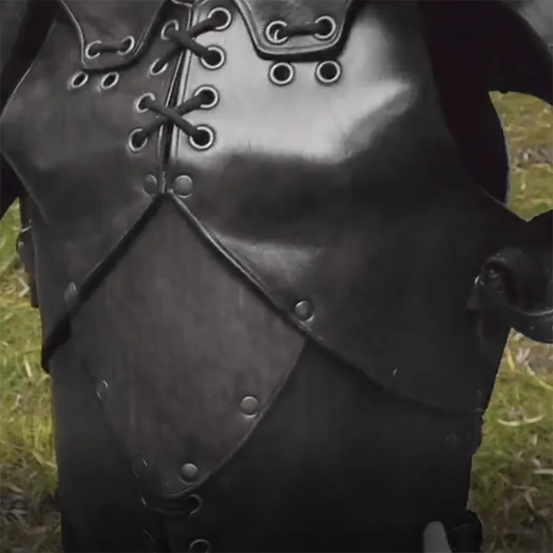 Средневековый старинный бриллиантовый гладиатор Cuirass стиль викингов воин грудь