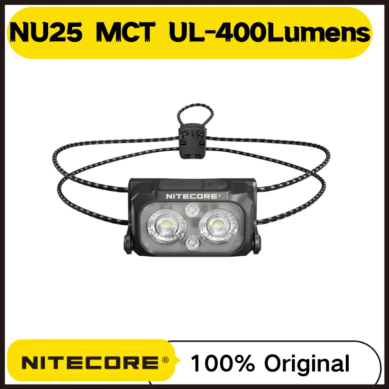 

NITECORE NU25 MCT UL налобный фонарь 400 люмен