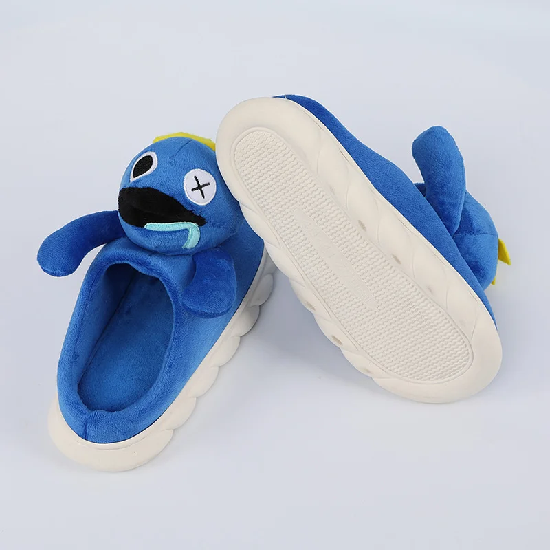 

Rainbow Friends Anime Shoe Kawaii Cartoon Winter Warm Shoes Cute Indoor Indoor Cotton Shoes Christmas Birthday Gift For Kids