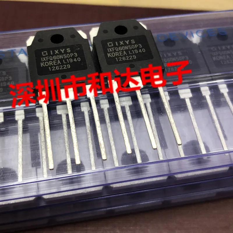 

5PCS-10PCS IXFQ60N50P3 MOS TO-3P 500V 60A ON STOCK NEW AND ORIGINAL