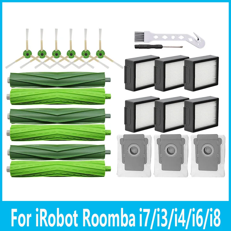 

Accessories Kit For IRobot Roomba I7 I7+ I3 I3+ I4 I4+ I6 I6+ I8 I8+ J7 J7+ E5 E6 E7 Robot Vacuum Cleaner Replacement Main Brush