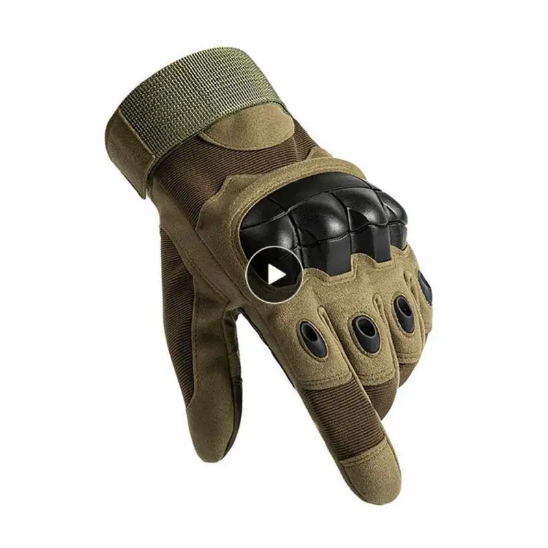 

Military Tactical Full Finger Men Gloves Touch Screen Paintball Airsoft Hard Knuckle Outdoor Climbing Riding Army Combat Gloves