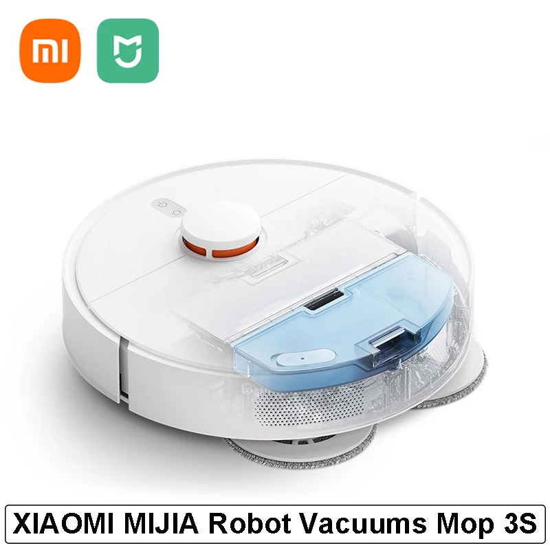 

Робот-пылесос XIAOMI MIJIA 3S с функцией сухой и влажной уборки, 4000 Па