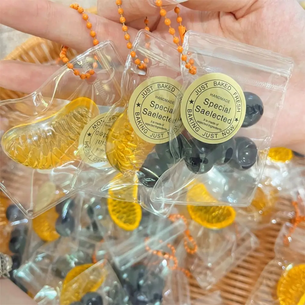 Прочная игрушка для сжимания фруктов с черникой мандарином манго банан липкая