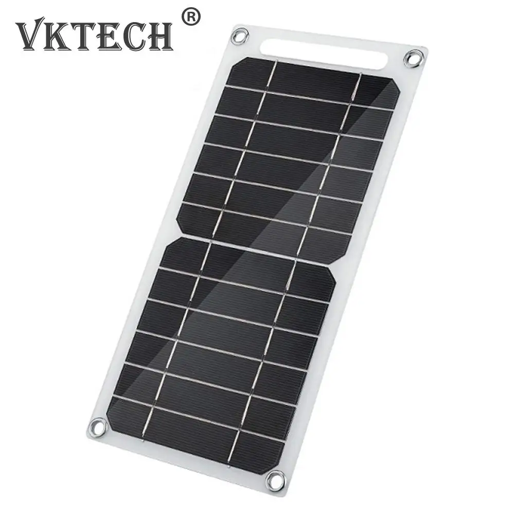 usb solar panel outdoor 6w 5v travel solar charger power bank for mobile phone lights emergency light accessories free global shipping