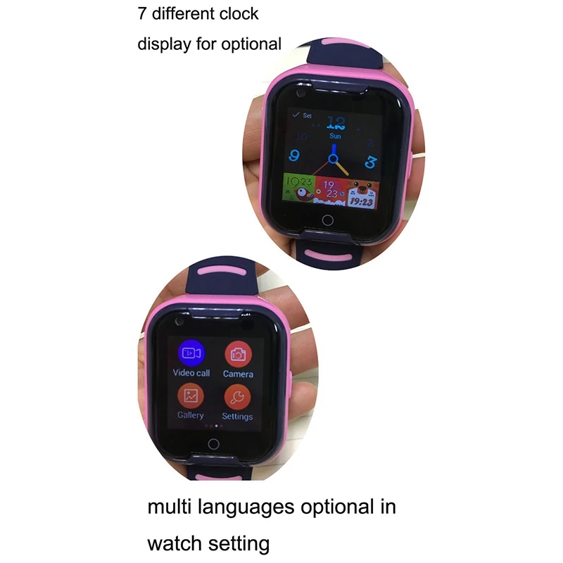 Детские Водонепроницаемые Смарт-часы с поддержкой 4G GPS кнопкой SOS и SIM-картой |