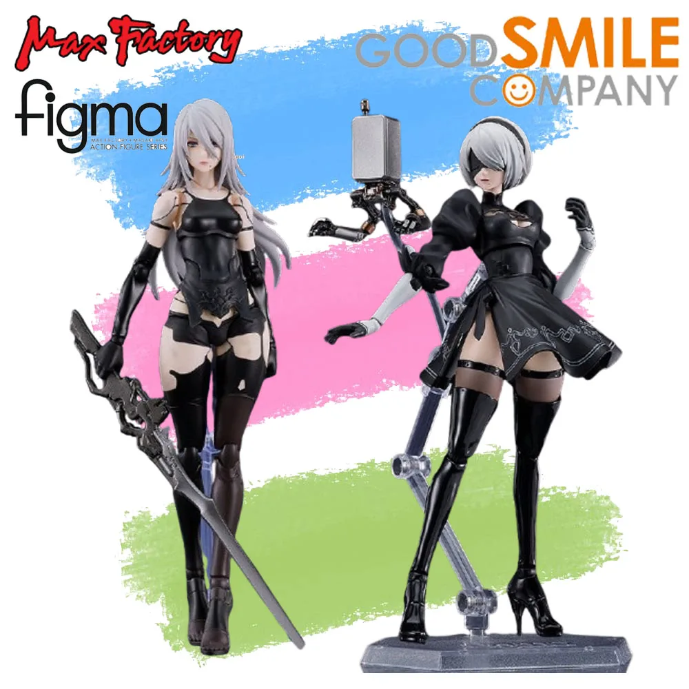 Фото В наличии: Оригинальная фигурка GSC Max Factory Figma NieR:Automata 2B A2, аниме-модель, игрушка №1