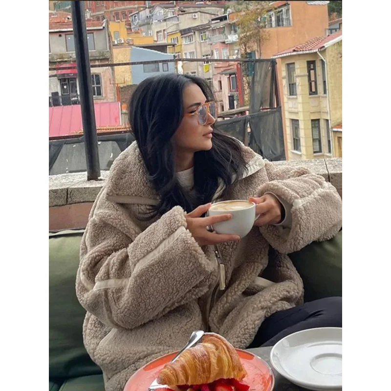 Куртка женская оверсайз с длинным