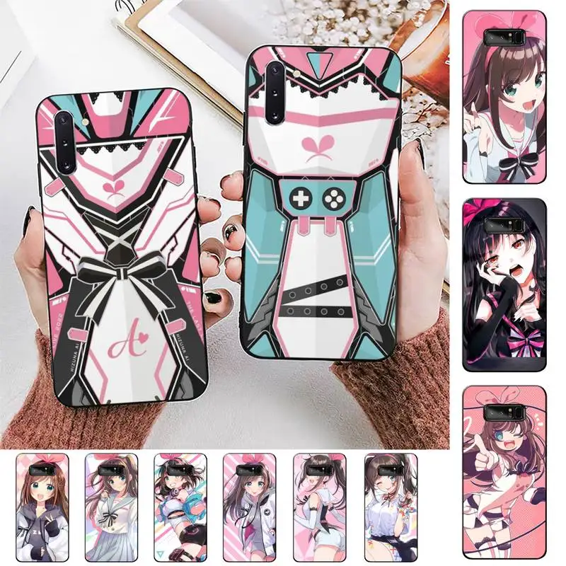 

FHNBLJ Kizuna Ai Phone Case for Samsung Note 5 7 8 9 10 20 pro plus lite ultra A21 12 72