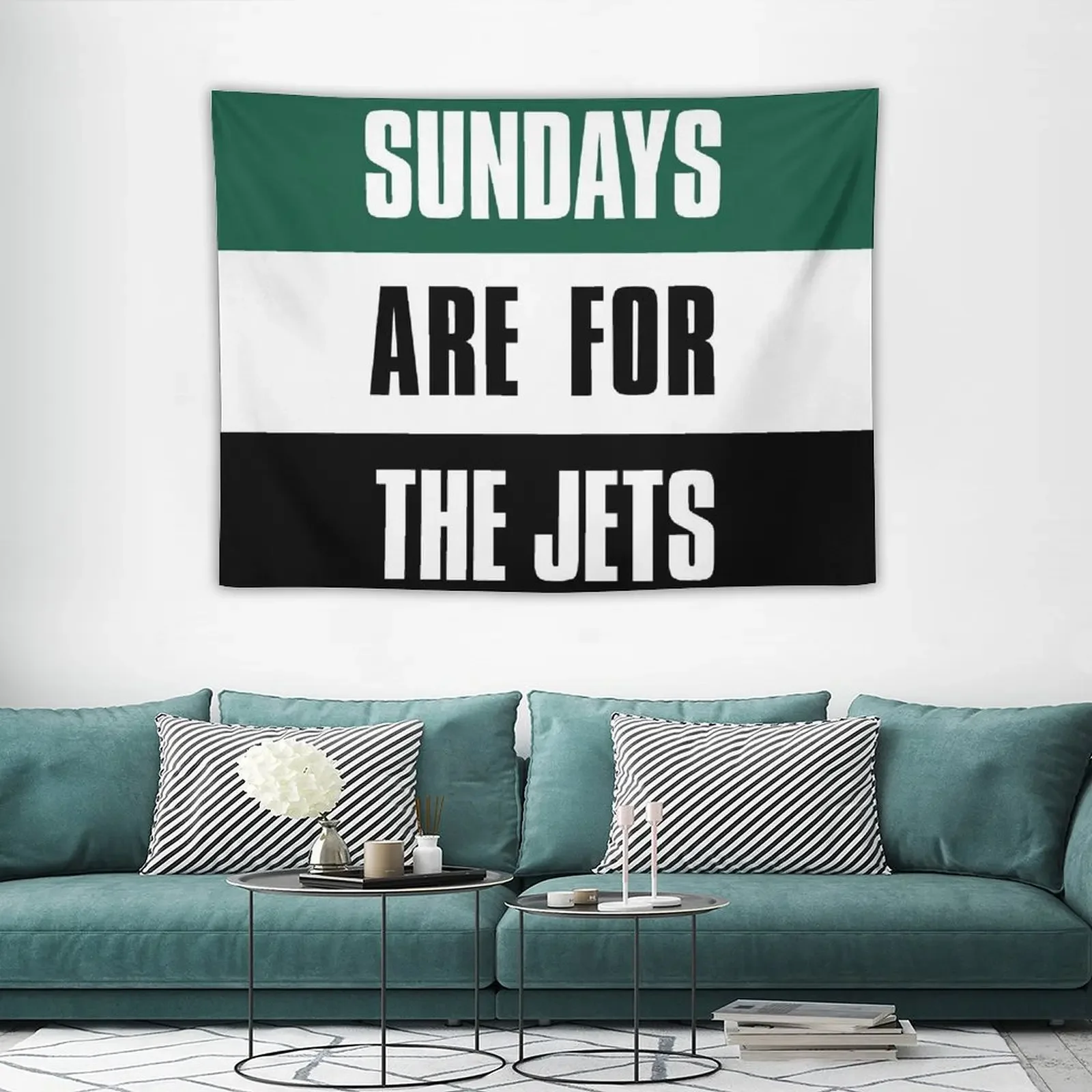 Sundays are for The Jets гобелен для фанатов футбола Нью-Йорка украшение спальни дома
