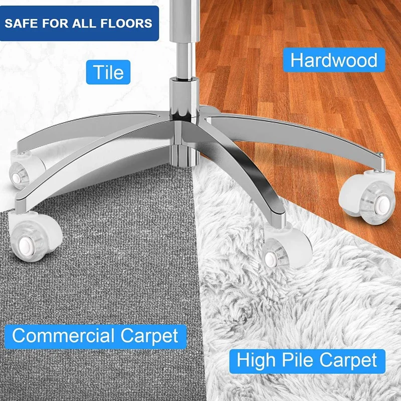 5 шт. колёса для офисных стульев 2 дюйма |