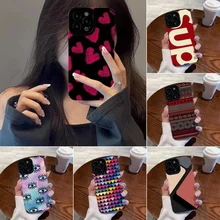 Many Kinds Of Stick Leather Mobile Phone Case For Iphone 15 14 13 12 11 Xs Pro Max X Xr 7 8 Se 2020 Mini Plus