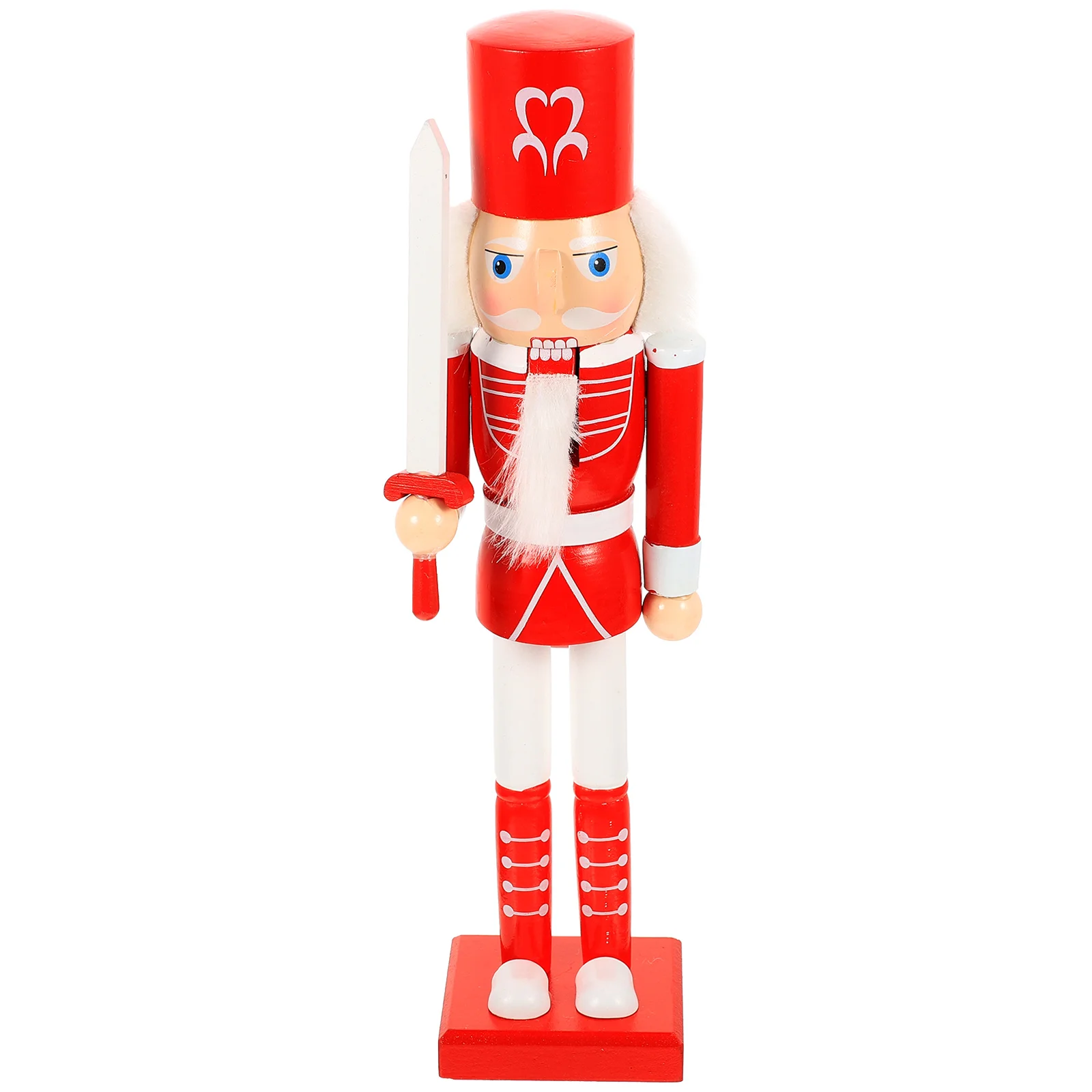 

Nutcracker Christmaswooden Desktop Decor Soldier Figures King Decorations Figurine Nutcrackers Ornament Puppet Table Girls