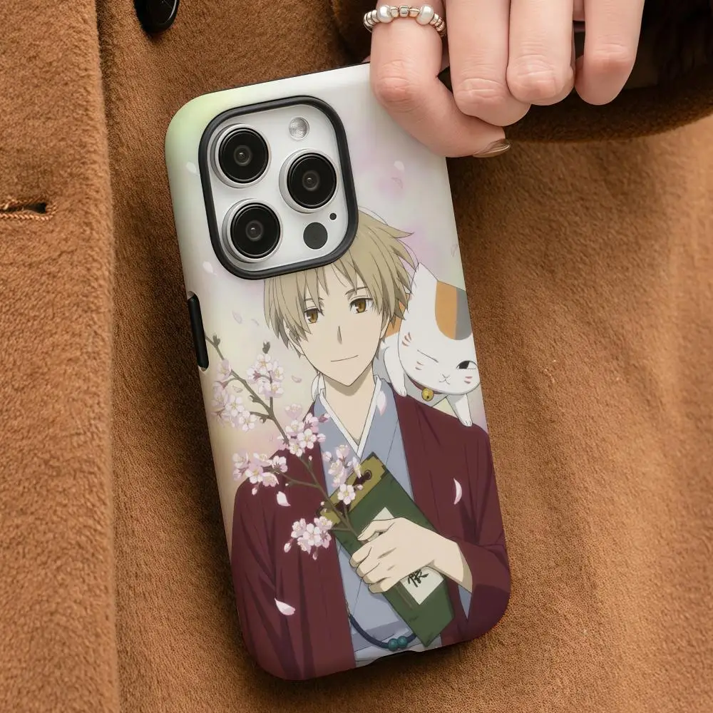 Фото Чехол для телефона Anime Natsumes Book of Friends для Samsung Galaxy S25 24 23 22 Ultra Plus A56 36 26, глянцевый HD двухслойный твердый корпус №3