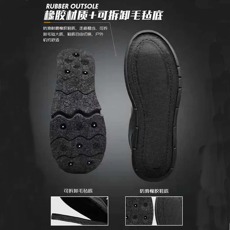 2022 New Daiwa Fishing Waders Outdoor Fishing Rubber Boots For Men Breathable Fly Fishing Shoes Anti-slip Waterproof Boots
