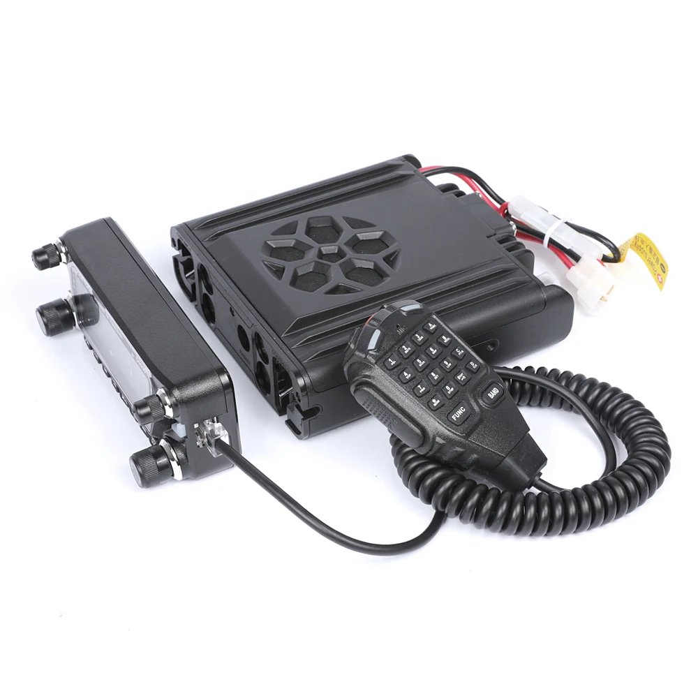Matching ZASTONE D9000 Car Walkie Talkie 40W Mobile Radio Vehicle Dual Band Car Interphone Receiving Aviation Frequency
