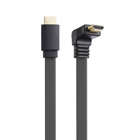 Удлинительный кабель 4K HDMI 2,0, ультракороткий Угловой HDMI-кабель с углом 90 градусов, 30 см, высокая скорость до 4KX2K/60 Гц, для PS4 pro, Apple TV