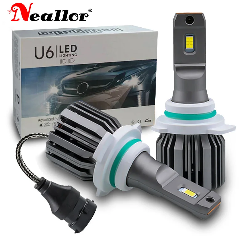 

Светодиодные фары Canbus 9005 HB3 9006 HB4 для BMW VW Benz Audi A3 8P A4 B8 B6 A6 C6 C7 BMW E60 E90, 2 шт., 18000 лм