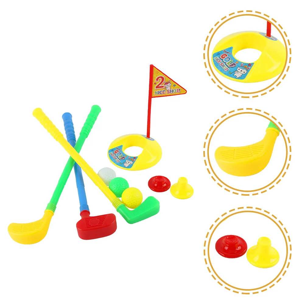 

Golf Set Kid Toy Clubs Toddler Golfer Toys Play Outdoor Game Children Sports Plastic Yard Outside Balls Training Sets Junior