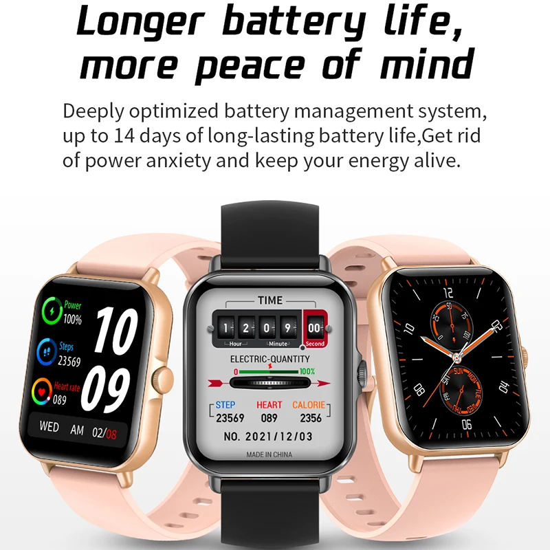 2022 New Bluetooth Answer Call Smart Watch Men Full Touch Dial Fitness Tracker IP67 Waterproof Smartwatch men women +Box |