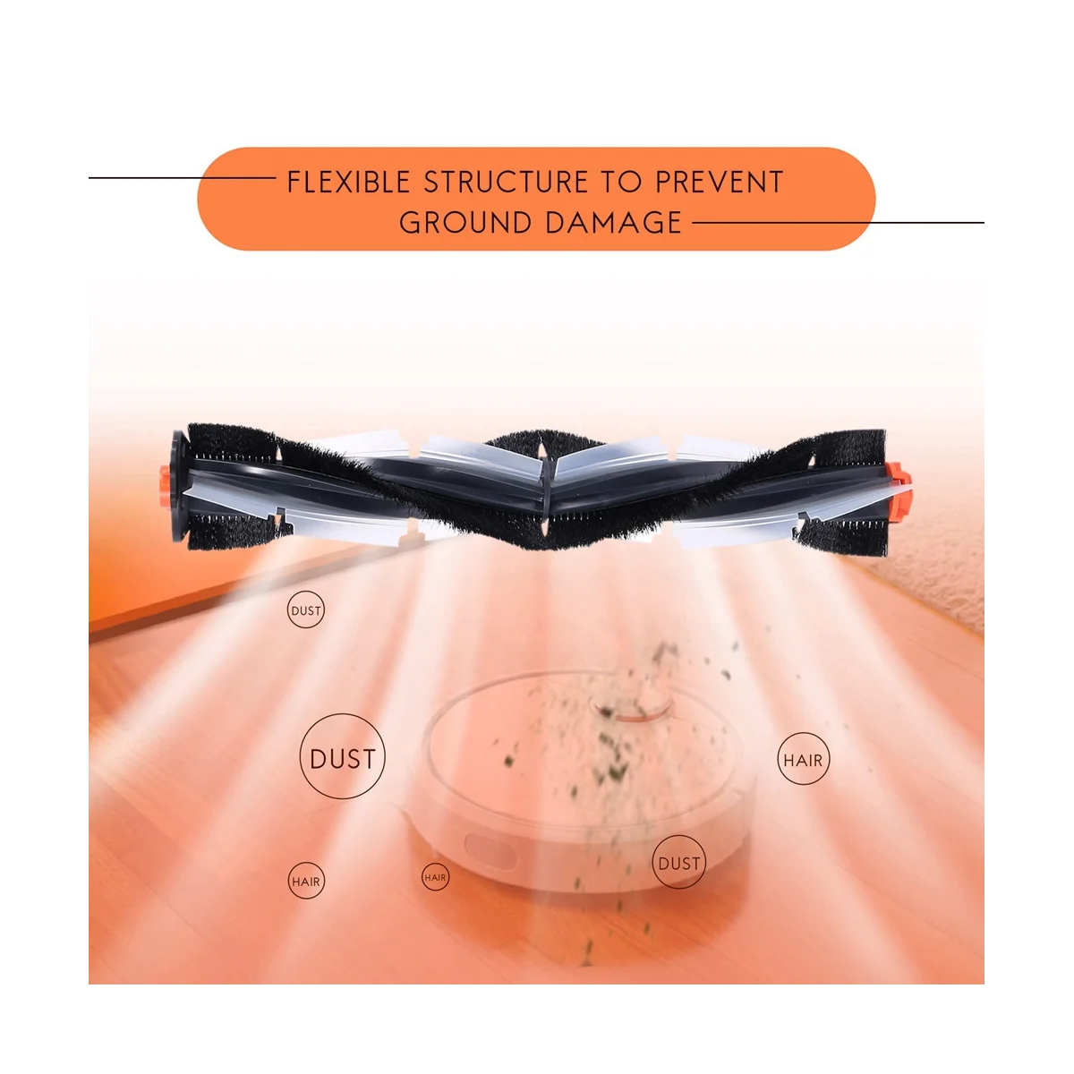 Основная вращающаяся щетка для пылесоса D Series D7 D5 D3 D7500 D8500 D800 2 шт.