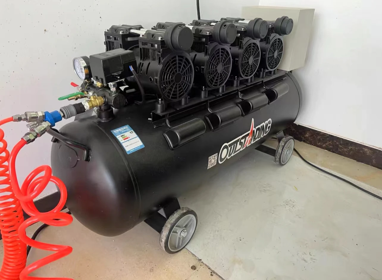 Выходной воздушный компрессор 220 В резервуара 120 л с воздушным компрессором для