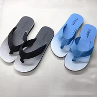 new selling man gradient color slippers men fashion flip flops outdoor slides boy leisure beach thong shoes non slip sandals