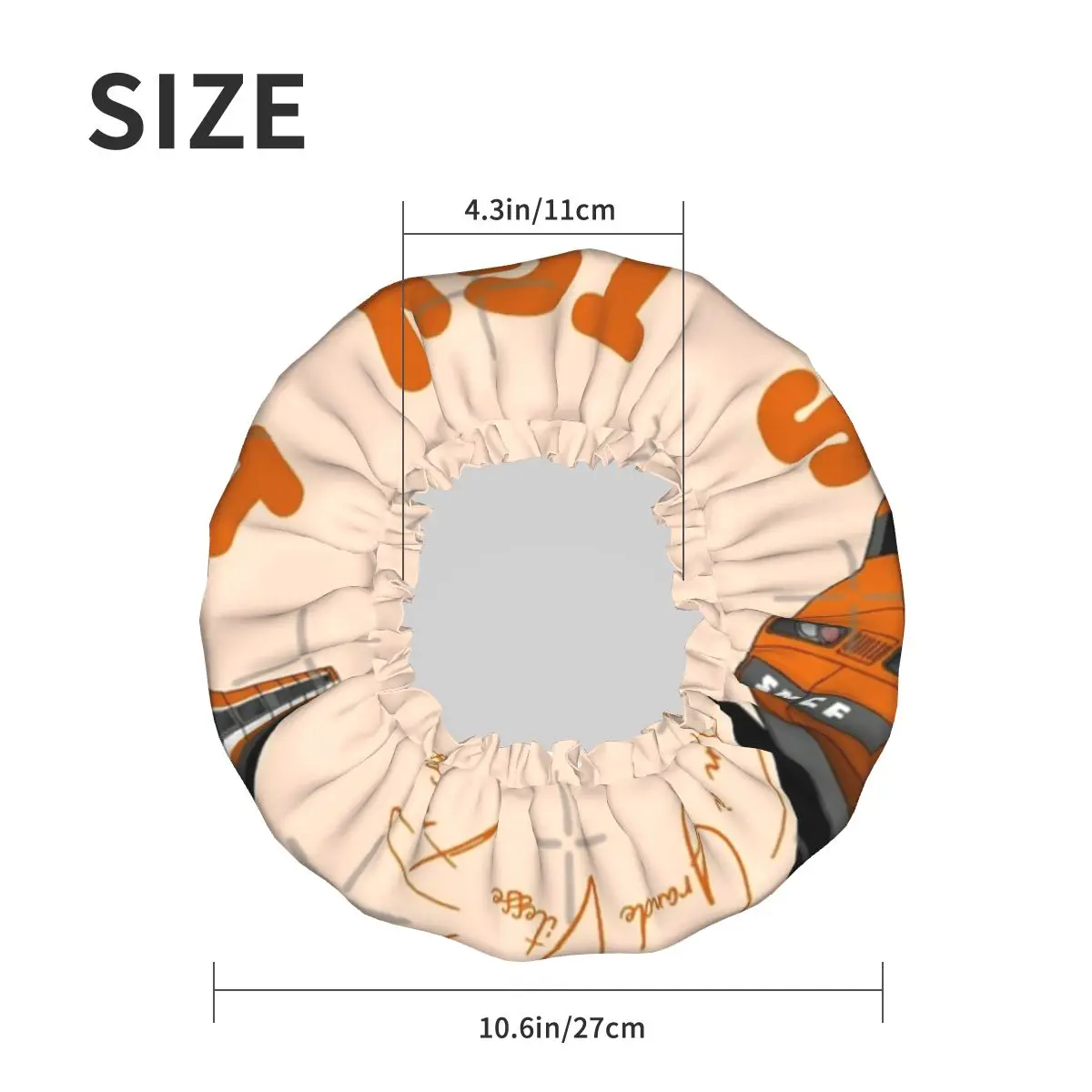 Сдвоенная Водонепроницаемая мягкая душевая шапочка для приготовления пищи с