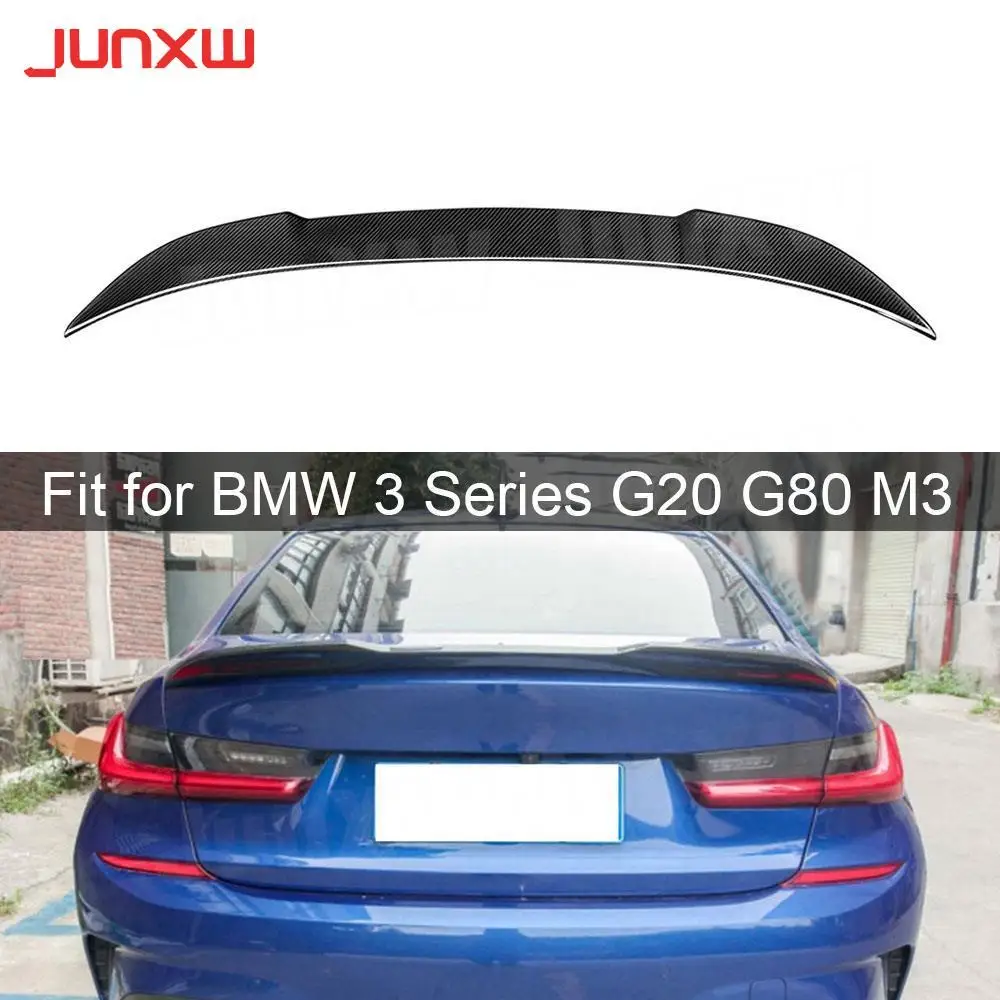 

Сухой спойлер для багажника из углеродного волокна для BMW 3 серии G20 G80 M3 седан 2019-2022 задний спойлер для багажника автомобильный Стайлинг