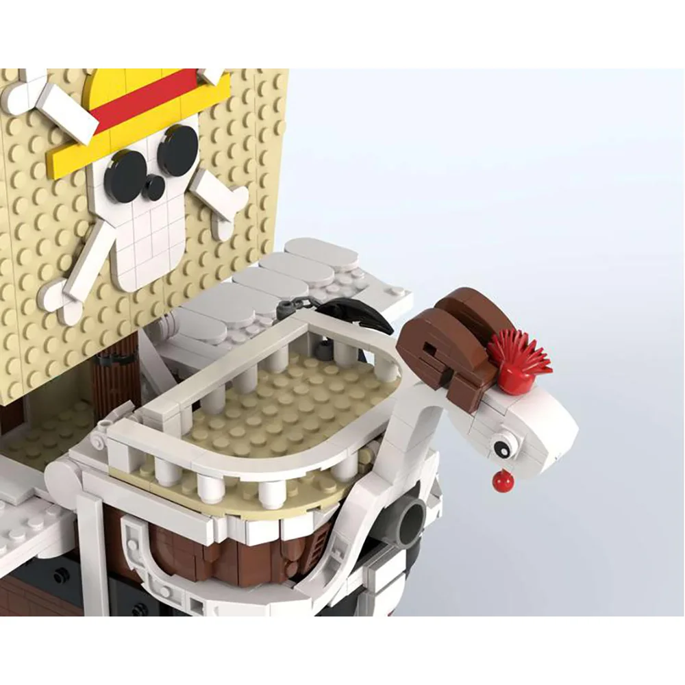 MOC Веселая версия и быстрый парусный корабль строительный блок морские