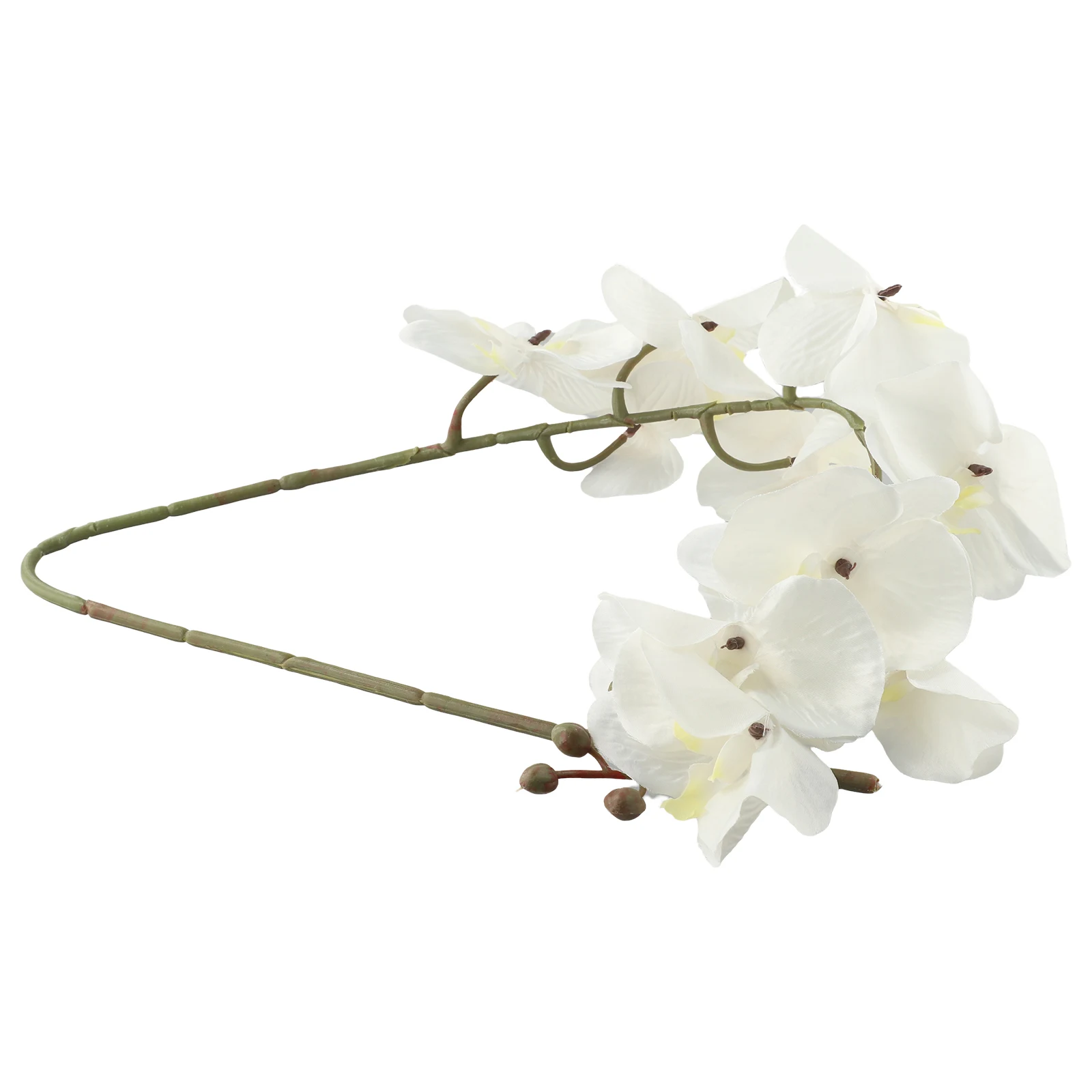 

Artificial Fake Silk Flower Simulated Flowers Decorative False Leaves Artificial Butterfly Orchid White Blue Red Plastic Flower