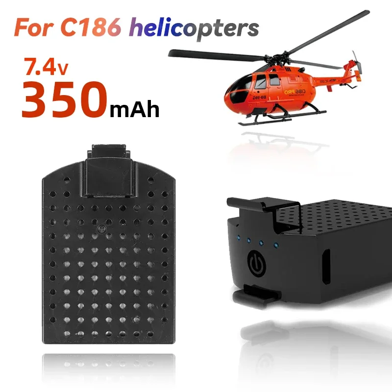 7 4 В 350 мАч Lipo аккумулятор для RC ERA C186 BO-105/E120 Drone 2 4G 4CH Flybarless вертолет запасные части