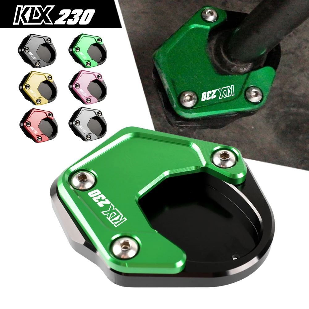 

For Kawasaki KLX230 KLX 2020 2021 2022 2023 KLX 230 S 2022-2023 Motorcycle Side Stand Enlarger Sled Sidestand Kickstand Foot Pad