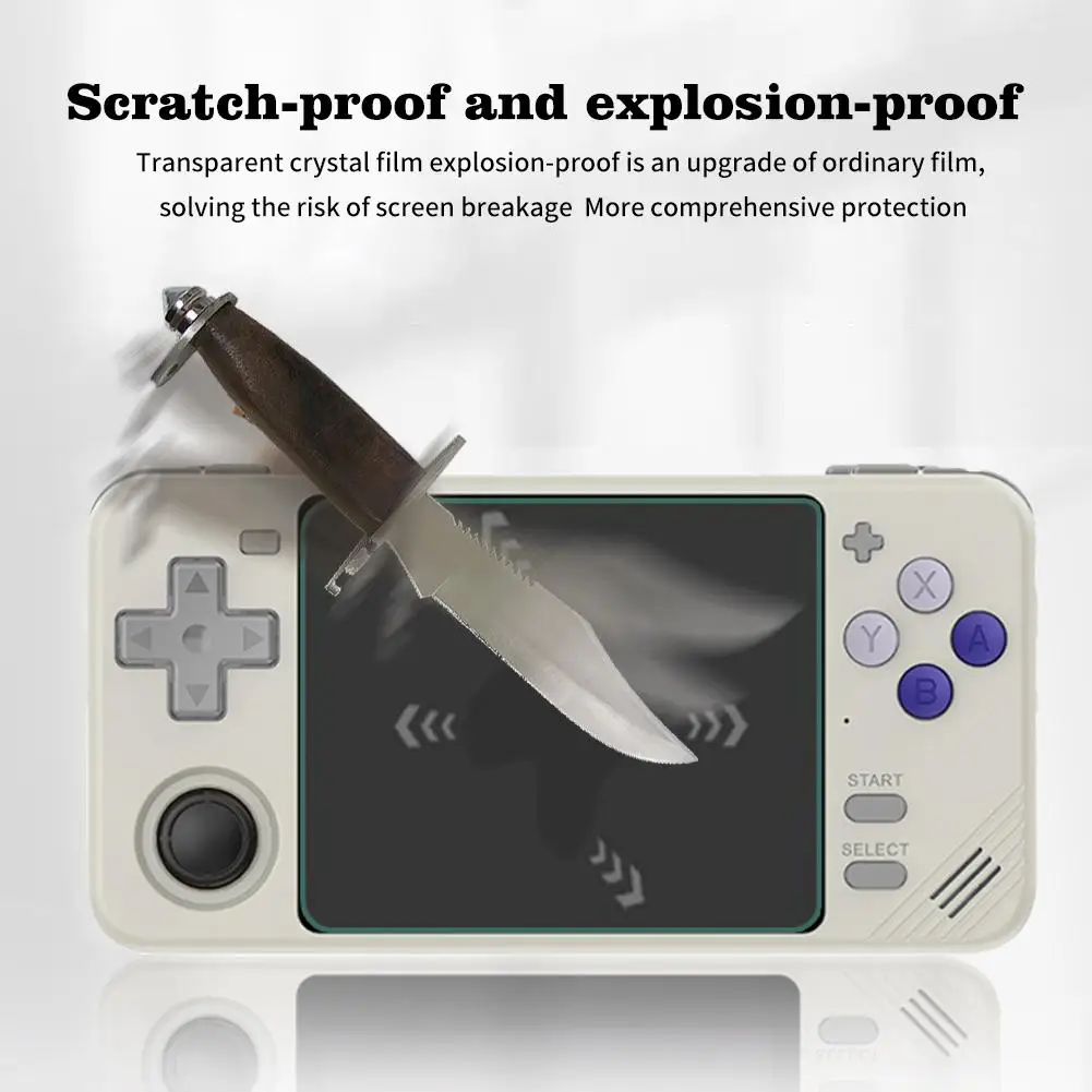 Защитная пленка для игровой консоли RGB10X Powkiddy портативной закаленной пленки 9H