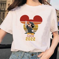 disney mickey mouse class 2022 tee shirt women fashion high street summer t shirts short sleeve young ladies tops harajuku