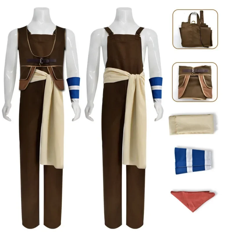 Usopp ТВ Косплей Костюм для взрослых пальто жилет аксессуары Полный комплект