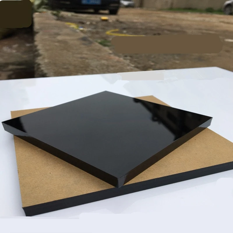 

300mm*300mm Acrylic Board Glossy Pure Black Plexiglass Plastic Sheet Organic Glass Polymethyl Methacrylate