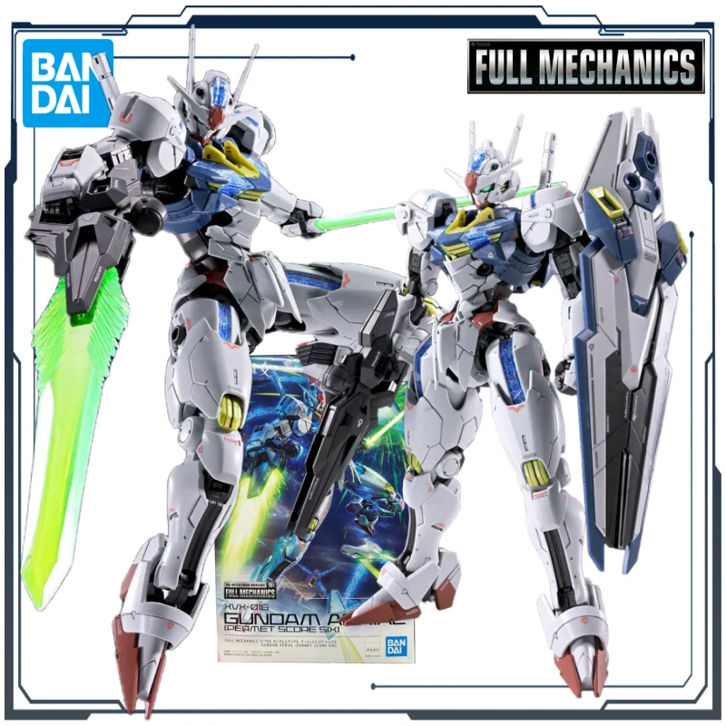 Фото Оригинальная модель BANDAI FM Network Limited Edition XVX-016 GUNDAM AERIAL [PERMET SCORE SIX] 1/100, сборная модель, подарок для мальчика, коллекционная вещь №1