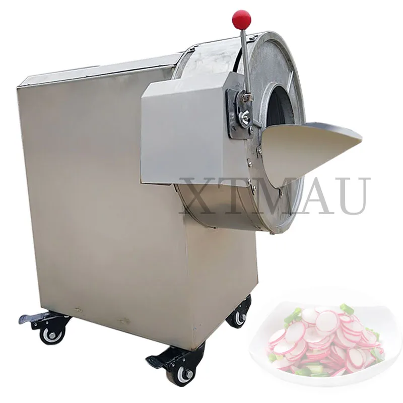 

Commercial Multi-Function Vegetable Slicer Cutter Electric Potato Onion Slicing Machine Cut Carrot Cucumber Slice