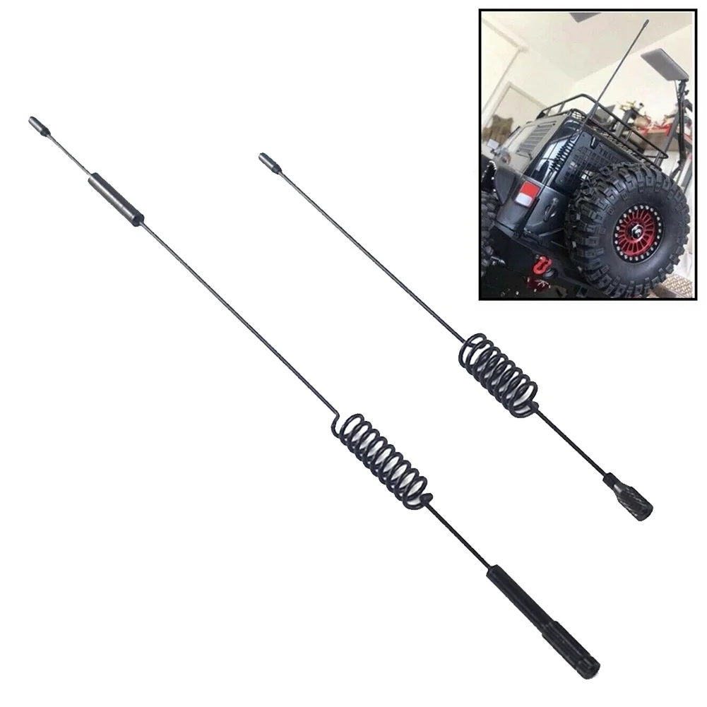 

Trucks Motorcycles Construction Toys Car Control Line Metal Antenna Decoration For 1:10 Traxxass TRX-4 Defender Model Accessorie