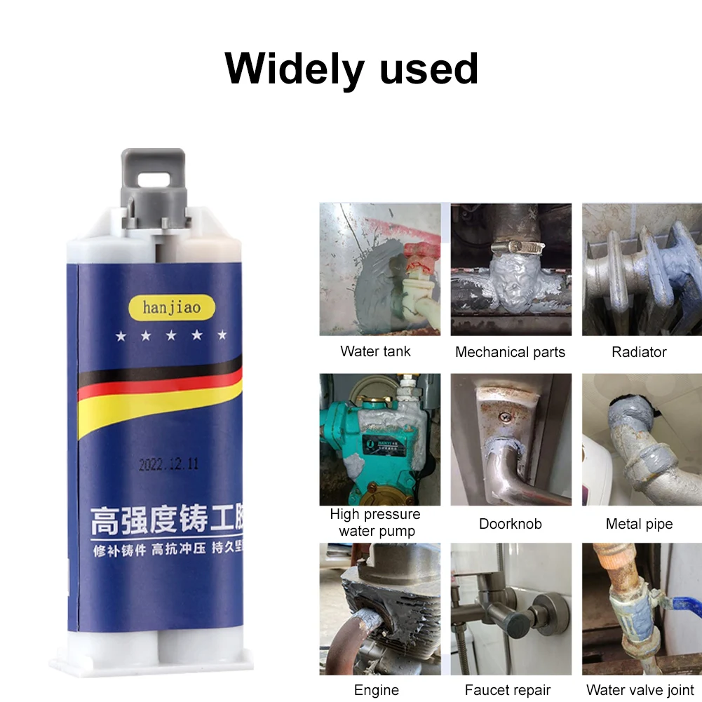 

Extra Strong Foundry Glue HighTemperature Casting Repair Glue Heat Resistant Liquid Metal Welding Filler for Stone Ceramic Steel