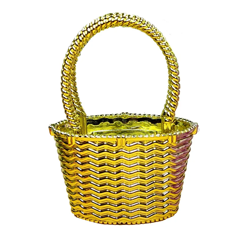 Трансграничная поставка Креативная золотая и серебряная коробка для свадебных