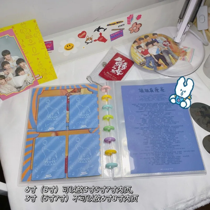 

Mushroom Buckle Card Book Insert Photo Album Polaroid Small Card Storage Book 35678 Inch Photo Album Postcard