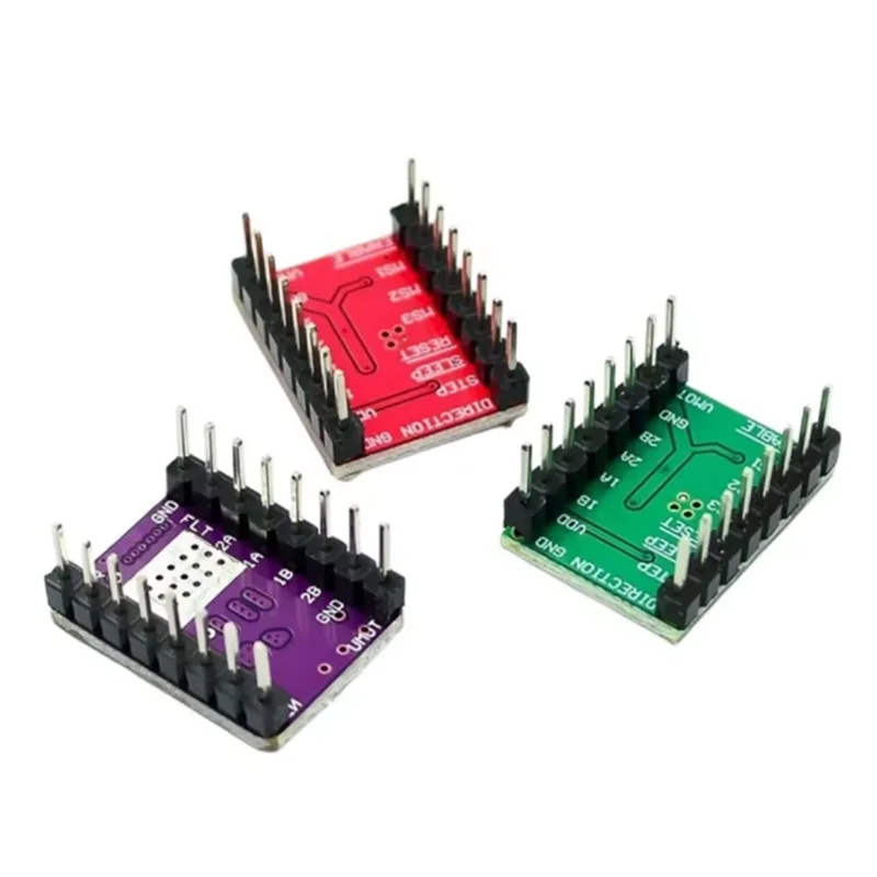 Фото Драйвер шагового двигателя StepStick A4988 DRV8825 с радиатором для 3D-принтеров Reprap RAMPS 1.4 №2