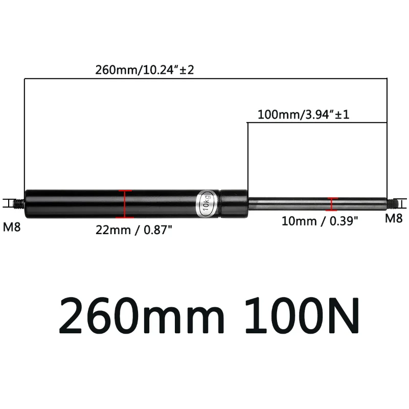 1 шт. универсальные газовые стойки 260-560 мм газовая пружина стандартный ударный